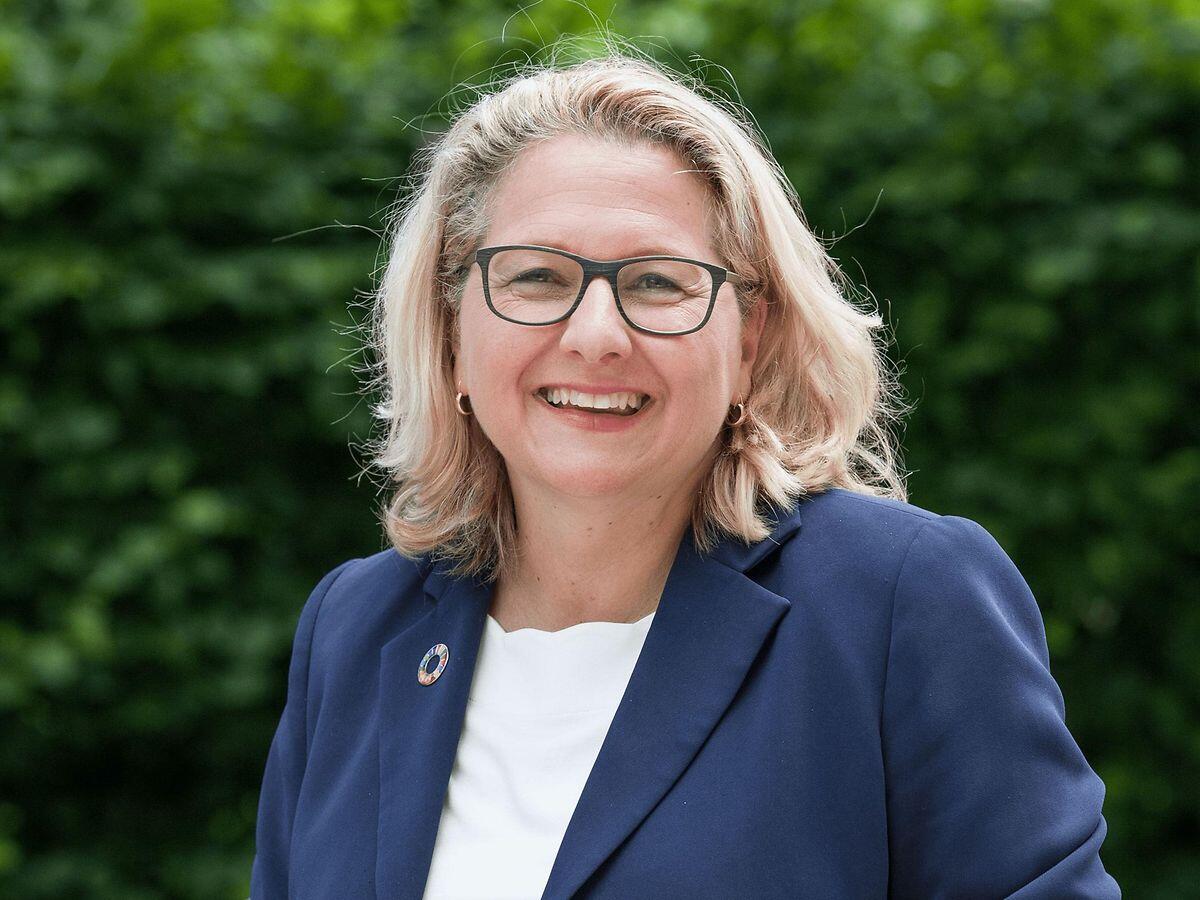 Svenja Schulze, Ministre fédérale de la Coopération économique et du Développement. © BMU/init AG